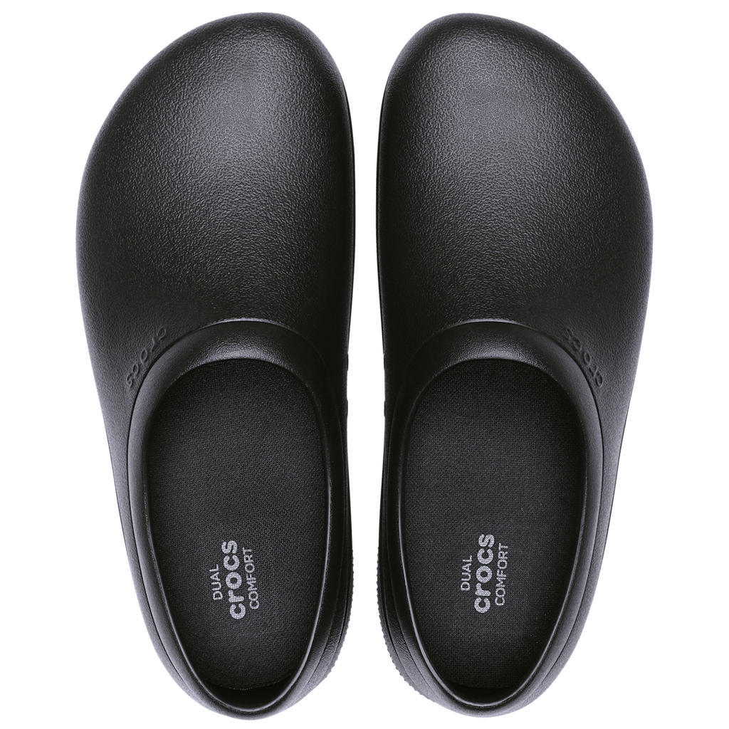 Crocs On The Clock Work Slip-On - Black